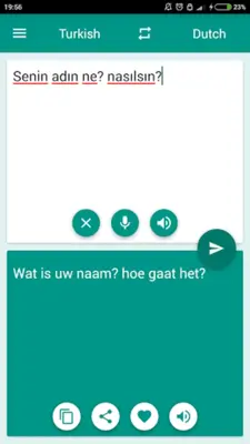 Dutch-Turkish Translator android App screenshot 2